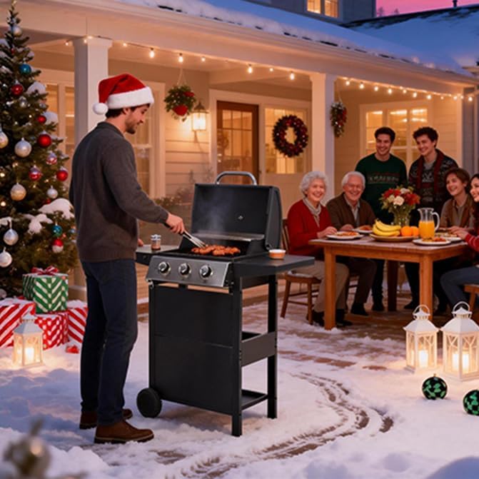 Endark 26, 000 BTU 3-Burner Propane Grill - Image 2