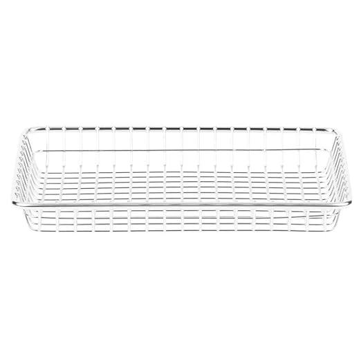 G.E.T. 4-835809 Metal Rectangular Wire Serving Tray Stainless Steel Wire - Image 5