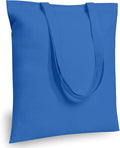 TOPDesign 24-Pack Economical 16"x15" Ocean Blue Cotton Tote Bags, Lightweight by TOPDesign