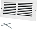 10"W x 4"H Steel Return Air Grille, Air Return Vent Cover by Howeall