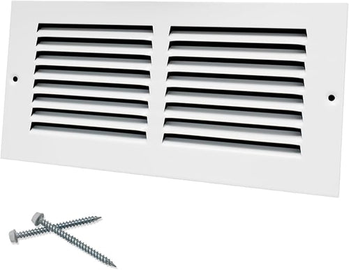10"W x 4"H Steel Return Air Grille, Air Return Vent Cover by Howeall