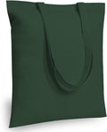 TOPDesign 6-Pack Economical 16"x15" Green Black Cotton Tote Bag, Lightweight by TOPDesign