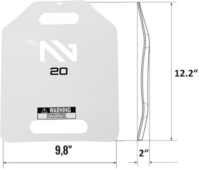 Northgym Adjustable Weighted Vest/Incl. 3D Weight Plates in 14lbs / 20lbs/ - Image 4