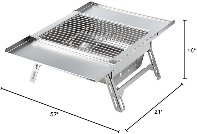 WILD JOURNEY Camping Charcoal Grill - Image 10