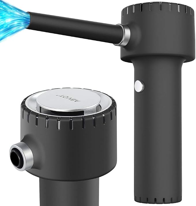 Electric Air Duster, Compressed Air Duster, Portable 45000 RPM Cordless Dust by ABVOT