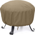 SunPatio Outdoor Round Fire Pit Cover 32 inch, Heavy Duty Waterproof Fire Pit by SunPatio