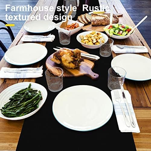 Waterproof Wipeable Table Runner, Thick Farmhouse Table Runner, Dresser Runner - Image 2