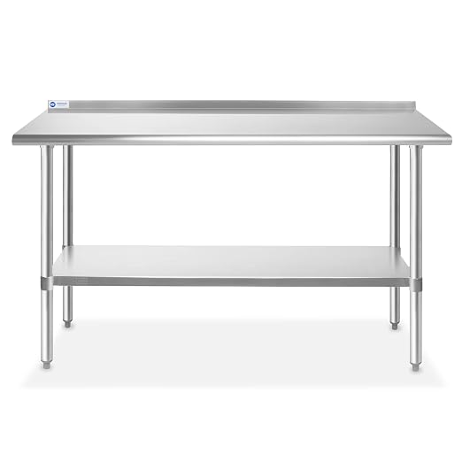 GRIDMANN Stainless Steel Kitchen Prep Table 60 x 24 Inches - Image 2
