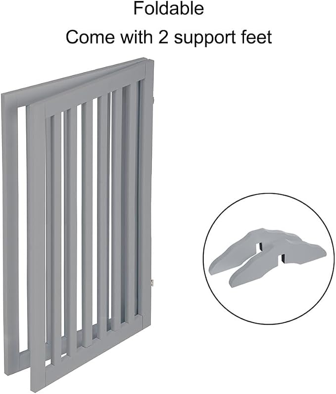 unipaws 36”H Free Standing Pet Gate - Image 4