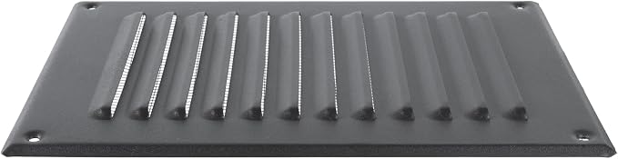 Square Ventilation Grille / 5" x 7" Inch Inside Measurement/Black Metal Air - Image 6