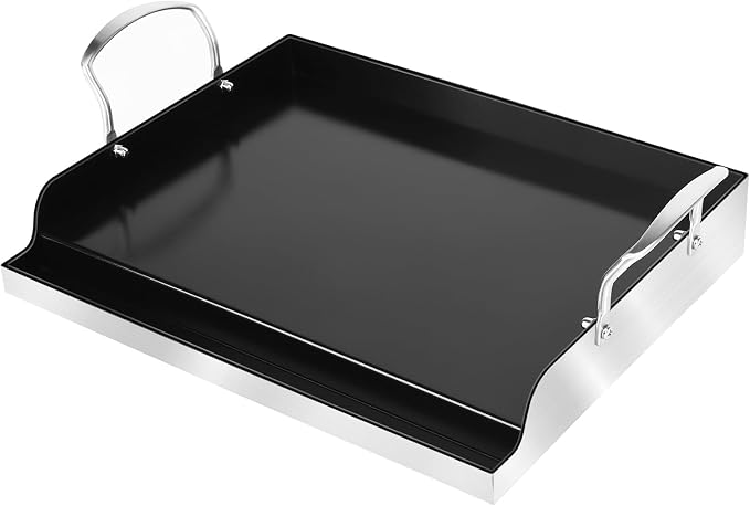 Utheer 17" x 13" Ceramic Nonstick Stainless Steel Griddle by Utheer