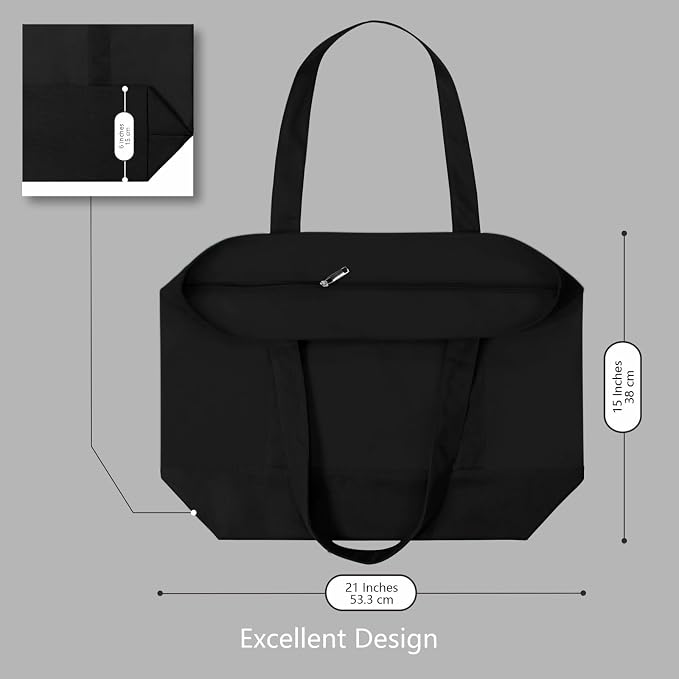 TOPDesign 30-Pack Canvas Tote Bags - Image 5