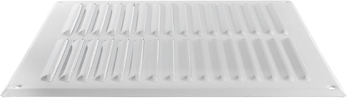 Square Ventilation Grille / 10" x 10" Inch Inside Measurement/White Metal Air - Image 7