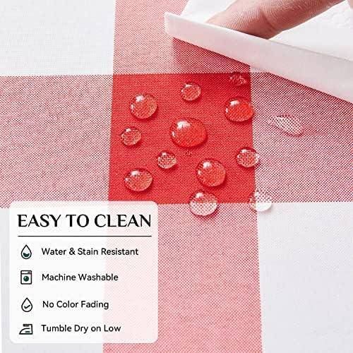 Softalker Gingham Checkered Tablecloth Rectangle - Image 4