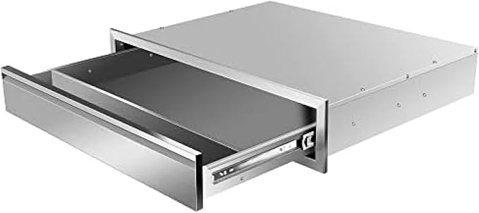 Outdoor Kitchen Drawers, Box Frame Style Flush Mount BBQ Drawer w/Stainless - Image 6