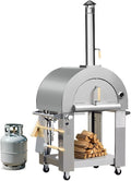 KOSTCH 32.5 inch Wood Fired and Propane Gas Pizza Oven by KOSTCH