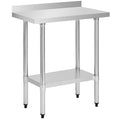 Stainless Steel Work Table 18 x 30 Inch, NSF Commercial Prep Table by OKEYOLIVE
