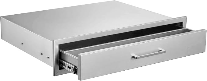 Outdoor Kitchen Drawers, Stainless Steel BBQ Single Drawer - Image 4
