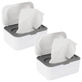 2 Pack Baby Wipes Dispenser, Wipes Case Baby Wipe Holder Keeps Wipes Fresh by Flenpptly