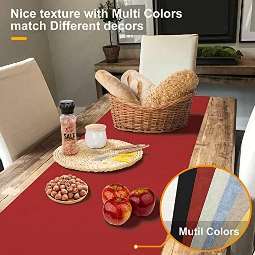 Waterproof Wipeable Table Runner, Thick Farmhouse Runner, Dresser Runner - Image 3
