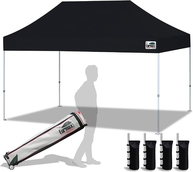 Eurmax USA 10'x15' Pop Up Canopy Tent Commercial Instant Canopies by Eurmax