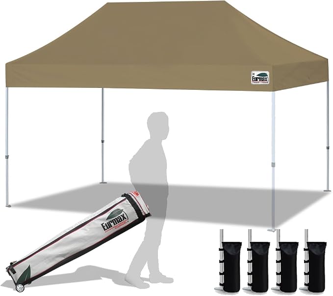 Eurmax USA 10'x15' Pop Up Canopy Tent Commercial Instant Canopies by Eurmax