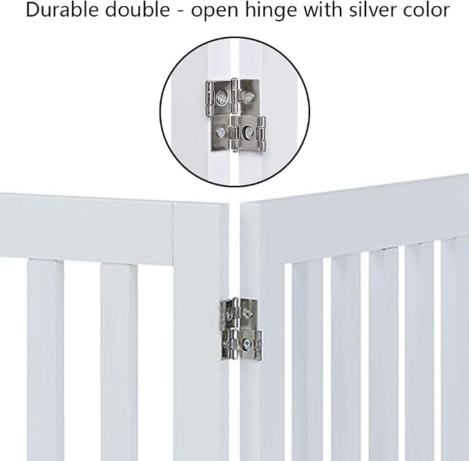 unipaws 36”H Free Standing Pet Gate - Image 4