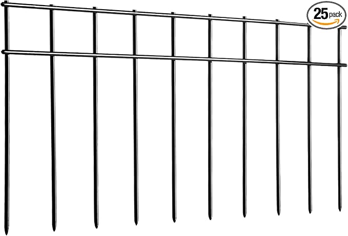 Adavin Small/Medium Animal Barrier Fence 25 Pack 20 inX 10 in Underground by ADAVIN