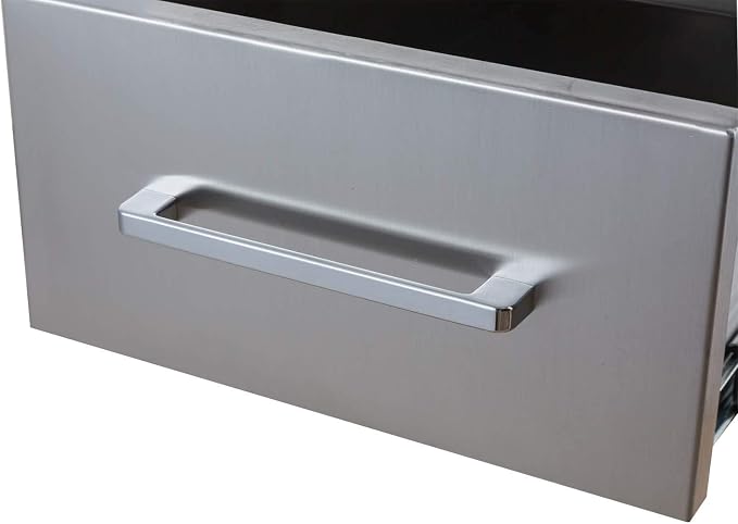 yuxiangBBQ Outdoor Kitchen Drawers Stainless Steel 3-Drawer BBQ Drawer 18" W x - Image 6