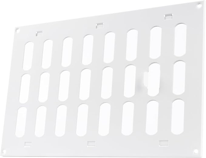 Vent Systems 12" x 8" Inch White Metal Vent Cover by VentSystems
