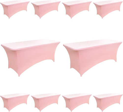 10-Pack 6ft Spandex Table Covers by Unknown