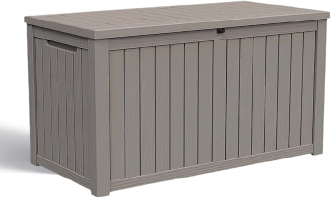 Waterproof Outdoor Resin Deck Box by GGYI