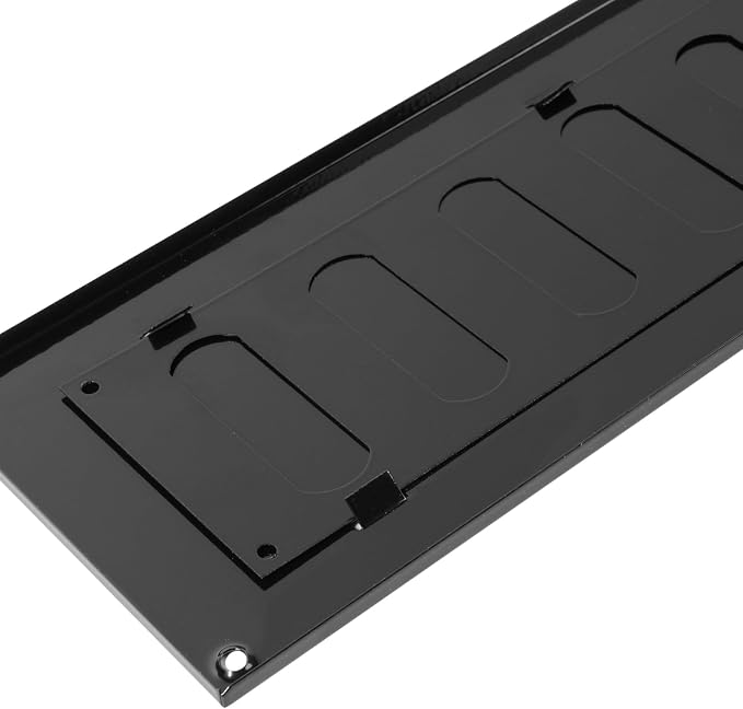 Repa Market 12" x 4" Inch Black Adjustable Air Vent Cover - Image 8