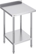 VEVOR 24 x 24 x 36 Inch Stainless Steel Work Table, Commercial Food Prep by VEVOR
