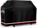 Turtle Life BBQ Grill Cover, 76-83 Inch Adjustable Heavy Duty Waterproof 6 or by TurtleLife