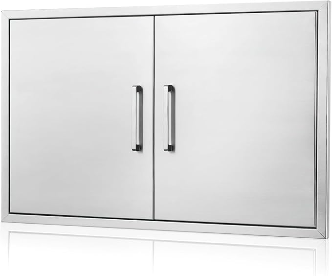 Outdoor Kitchen Door, Stainless Steel BBQ Double Door, Available by ATATOD