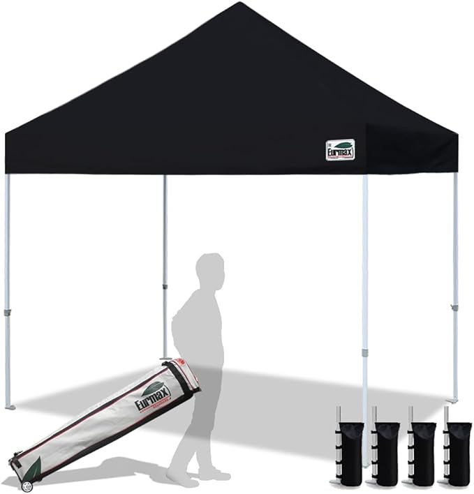 Eurmax USA 8'x8' Pop Up Canopy Tent Commercial Instant Canopies by Eurmax