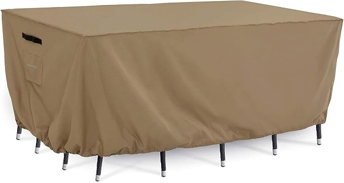 Tempera Retangle Patio Furniture Cover, Outdoor Table Covers Waterproof by TemperaPatioLife