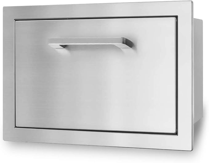 Stainless Steel Paper Towel Holder Drawer 17W11.25H8.75D Works - Image 3