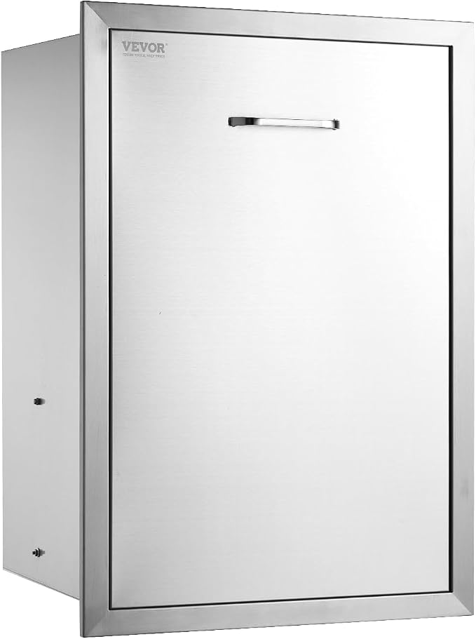 VEVOR Outdoor Kitchen Trash Drawer 19.7"W x 29"H x 15.7"D Inch Outdoor Kitchen - Image 9
