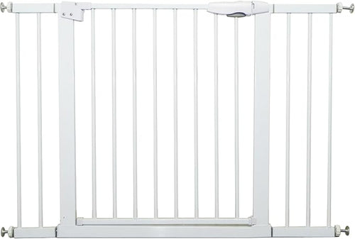 133-144.73 Inch Extra Wide Baby/Dog Gate, Metal Auto Close, Pressure Mounted by HOOJUKE