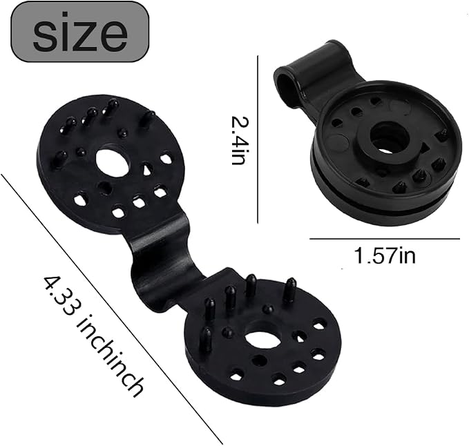 150 PCS Shade Cloth Heavy Duty Lock Grip, Shade Cloth Plastic Clips, Windproof - Image 2