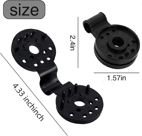 150 PCS Shade Cloth Heavy Duty Lock Grip, Shade Cloth Plastic Clips, Windproof - Image 2