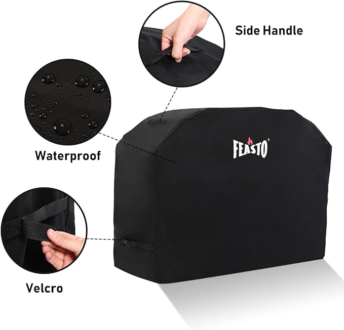 BBQ Grill Cover, 55 Inch Heavy Duty Waterproof Gas Grill Cover - Image 4