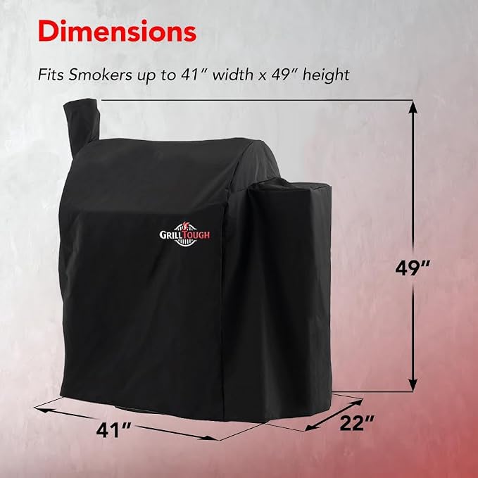 Heavy Duty Smoker Cover for Outdoor Grill – Fits Popular Smoker Brands & Pro - Image 5
