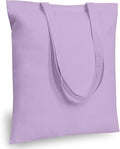 TOPDesign 6-Pack Economical 16"x15" Lavender Cotton Tote Bags, Lightweight by TOPDesign