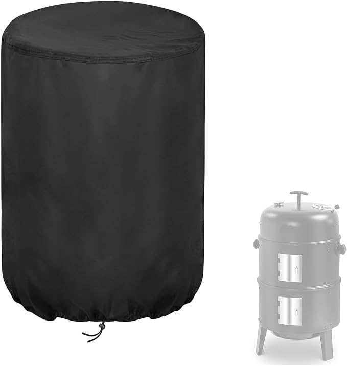 Smoker Cover for Master Cook 16 inch Charcoal Smoker, Waterproof Outdoor Smoker by Aidetech
