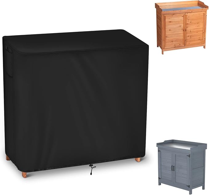 Outdoor Kitchen Cabinet Cover 39.4x18.1x35.8, Waterproof Covers by Guisong