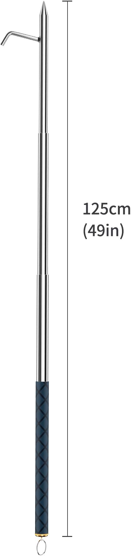 49 Inches Fire Poker for Fire Pit Outdoor, Extra Long Campfire Poker Blower - Image 3