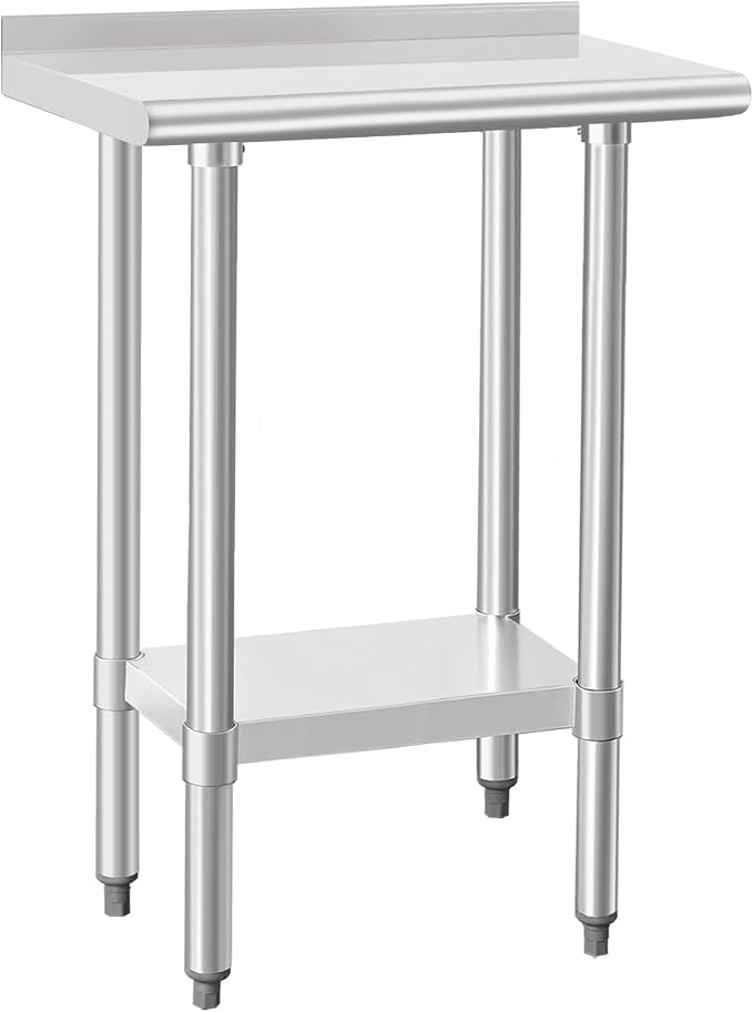 HARDURA Stainless Steel Commercial Work Table Prep Work Metal Table 14×24 Inches by HARDURA